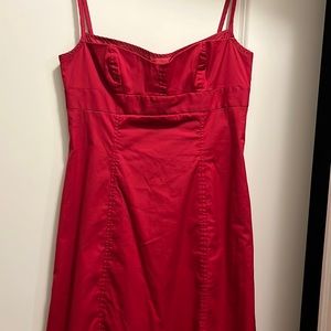 Jcrew Summer Dress, Red Size 6